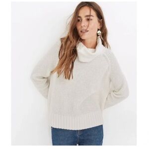 Madewell cross open back sweater